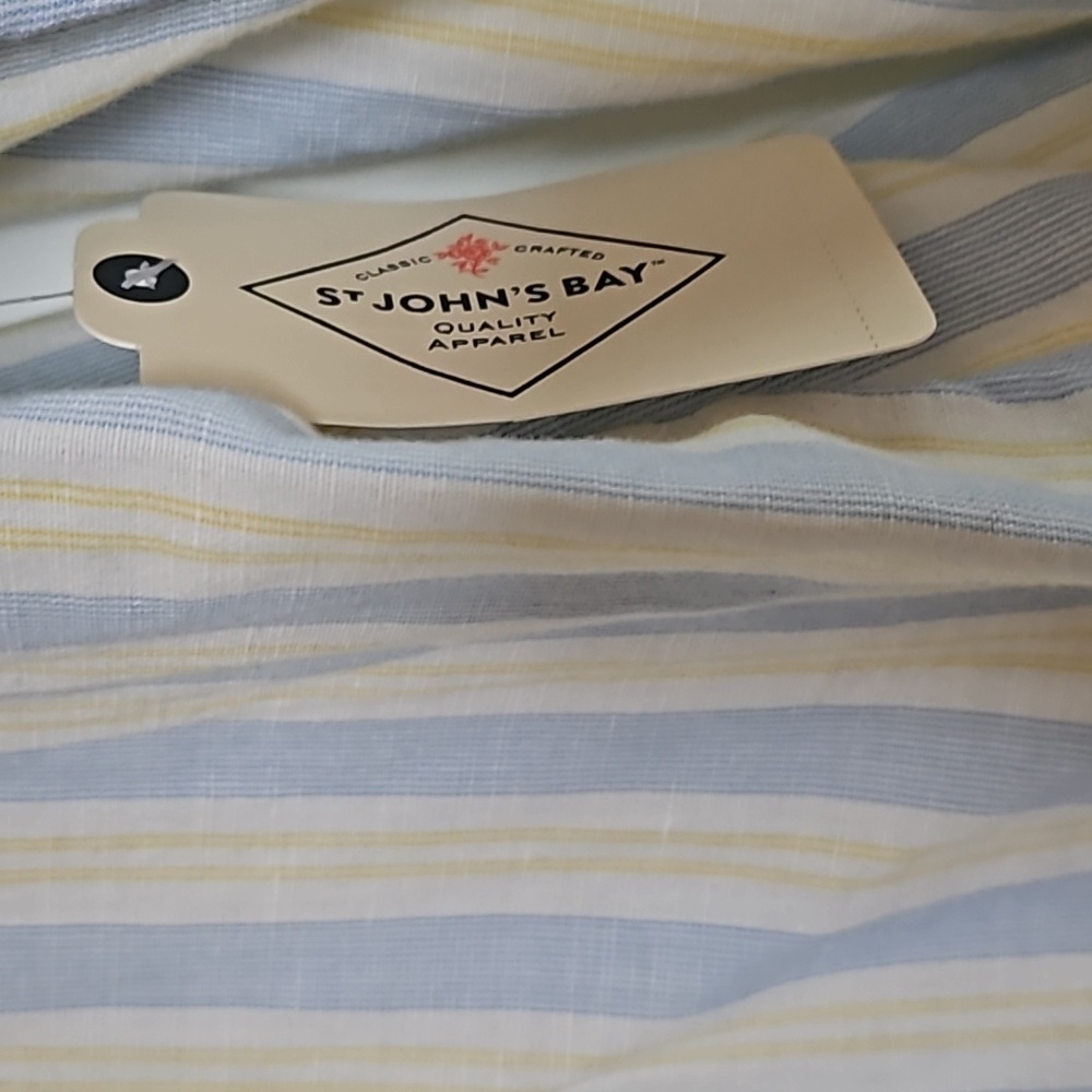 XXL Blue yellow blouse top - Picture 4 of 4
